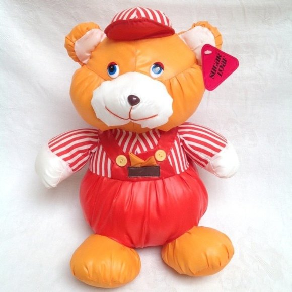 Sugar Loaf Toys Vintage Sugar Loaf Puffalump Bear Plush Stuffed